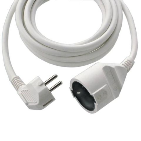GAO Hosszabbító, lengő,2P+F, 3m-es 3x1.5fehér  250V, 16030114 - elektrobagoly.hu