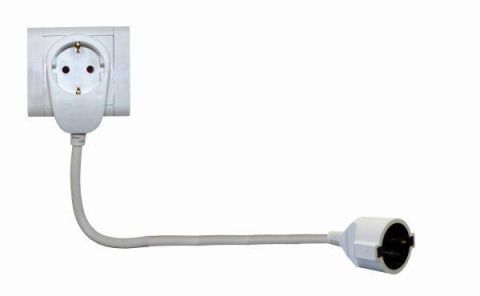 GAO Hosszabbító, lengő,2P+F,Powersplit 5m-es 3x1.5f 16150114 - elektrobagoly.hu