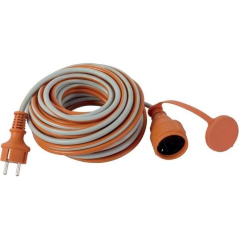 GAO Hosszabbító, lengő,2P+F,csapfedeles  25m, narancs 16259914 - elektrobagoly.hu