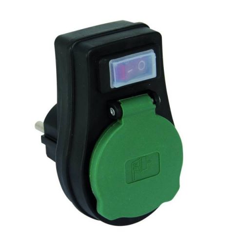 GAO Földelt köztes dugalj, kapcsolóval IP44, z 20190502 - elektrobagoly.hu