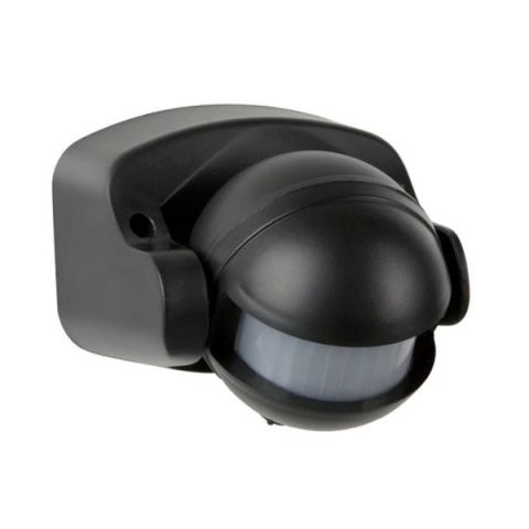 GAO Mozgásérzékelő 110° fekete IP44;230V,50Hz,1200W 75114512 - elektrobagoly.hu