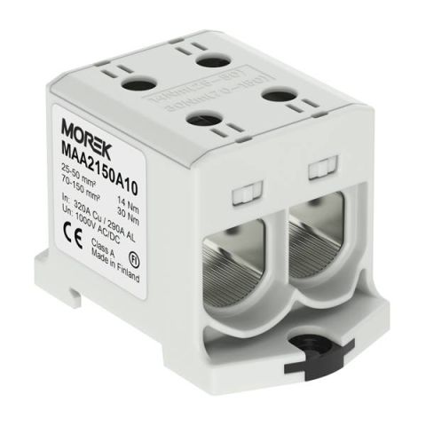 OTL150-2 Fővezetéki sorkapocs, 2xAl/Cu 25-150, 1000V, szürke