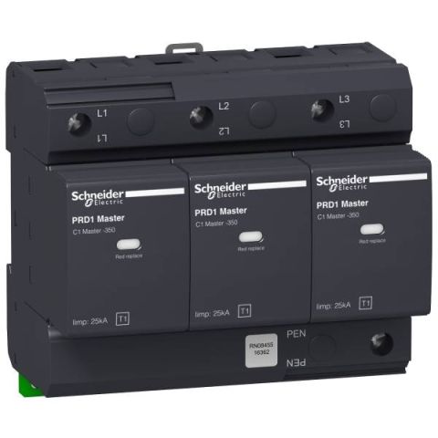 Schneider Electric ACTI9 PRD1mAster túlfeszültségkorlátozó 3P 16362 - elektrobagoly.hu