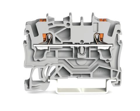Wago 2 vezetékes átmenő sorkapocs 2,5mm²,szürke 2202-1201