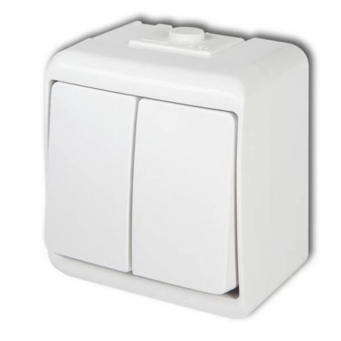 GAO Aquastar csillárkapcsoló fehér IP44, 10A 22031 - elektrobagoly.hu