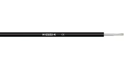 Szolárkábel 1x10mm2 fekete, 0,6/1kV, H1Z2Z2-K