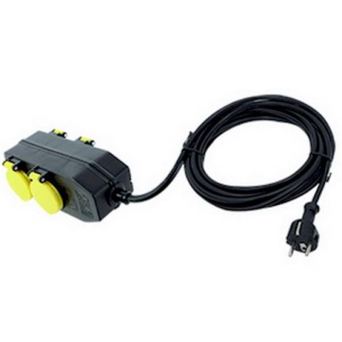 GAO Hosszabbító lengő,2P+F,kültéri 4db dugaljjal,77006 - elektrobagoly.hu