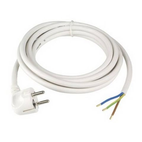 GAO Csatlakozóvezeték +2P+F villa, 3m, 3x1.5,fehér H05 77333 - elektrobagoly.hu