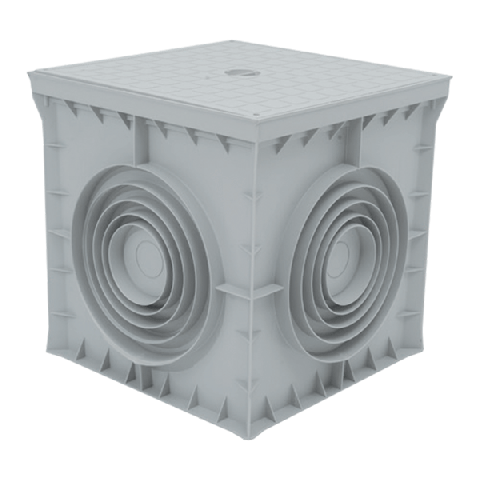 CP-40 műanyag akna,400x400x400mm  8042  ELMARK