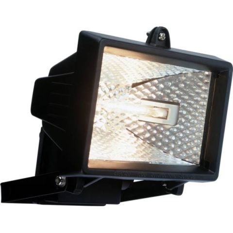 GAO Halogén fényvető,max.120W R7s,fekete  IP44 8111H - elektrobagoly.hu
