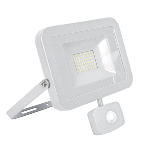 Elmark VEGA20 keskeny SMD LED fényvető mozgásérzékelővel 20W 4000K, fehér - elektrobagoly.hu