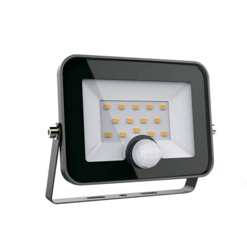 Elmark VEGA10 keskeny SMD LED fényvető mozgásérzékelővel 10W 5500K - elektrobagoly.hu