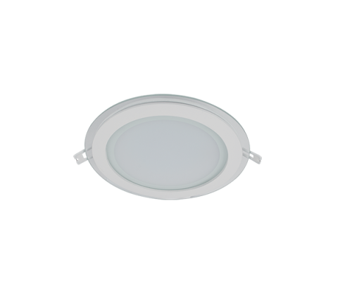 LED panel üveg kör 18W semlegesfehér(NW) 99LED640