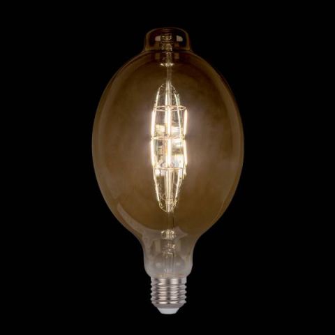 Elmark LED vintage fényforrás dimmerelhető 8W E27 átmérő:180mm melegfehér  arany  - elektrobagoly.hu