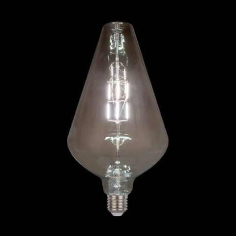 Elmark LED vintage fényforrás dimmerelhető 8W E27 hossz:390mm,átmérő:200mm melegfehér színhővel füstszínű - elektrobagoly.hu