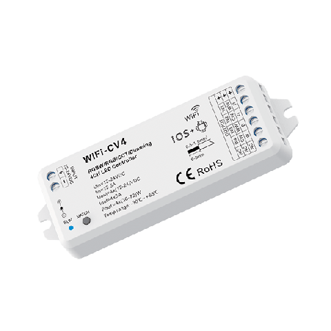 Rádiófrekvenciás (RF) WIFI 4-csatorna  RGB kontroller 99RGBWF4