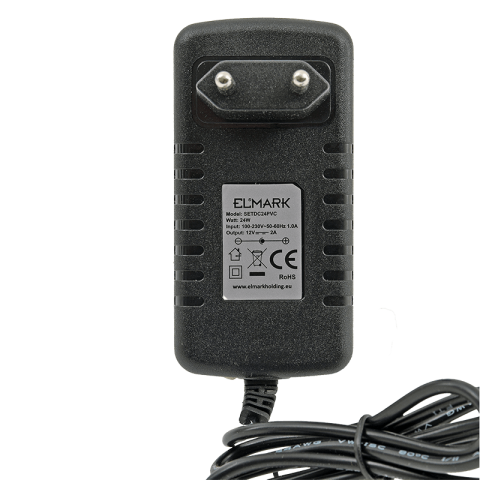 Elmark LED adapter 230V/12VDC 24W 99SETDC24PVC - elektrobagoly.hu