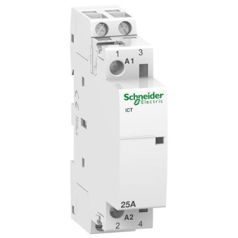 Schneider Electric ACTI9 iCT25A kontaktor 50Hz,2NO, 24VAC A9C20132 - elektrobagoly.hu