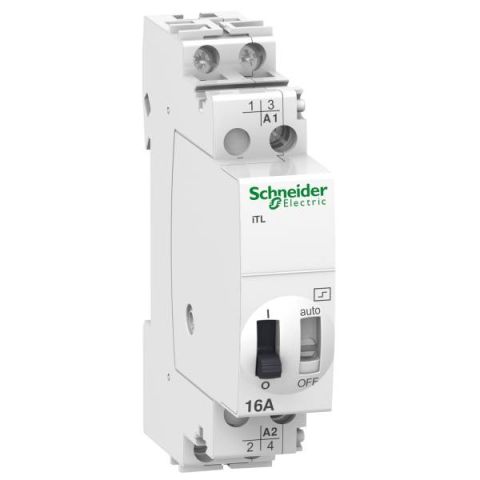 Schneider Electric ACTI9 ITL16A impulzusrelé.2NO, 24VAC, 12VDC A9C30112 - elektrobagoly.hu