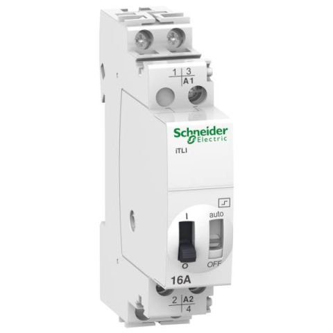 Schneider Electric ACTI9 ITL16A impulzusrelé.1NO 1NC, 24VAC, 12 A9C30115 - elektrobagoly.hu