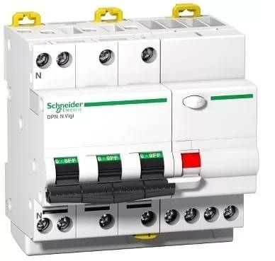 Schneider Electric ACTI9 iDPNN kombinált áramvédőkapcsoló ACo.3P-N,C,20A, 300mA A9D41720 - elektrobagoly.hu