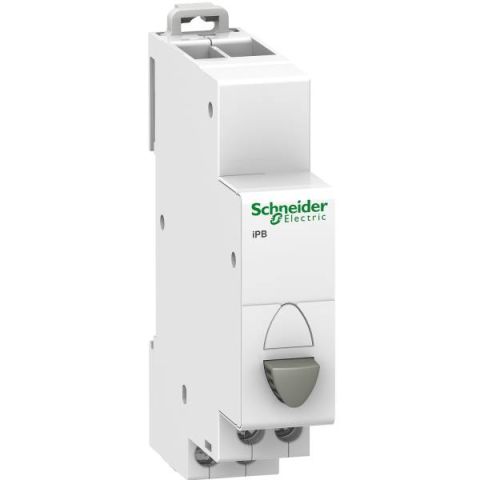 Schneider Electric ACTI9 iPB nyomógomb.1NC, szürke A9E18030 - elektrobagoly.hu