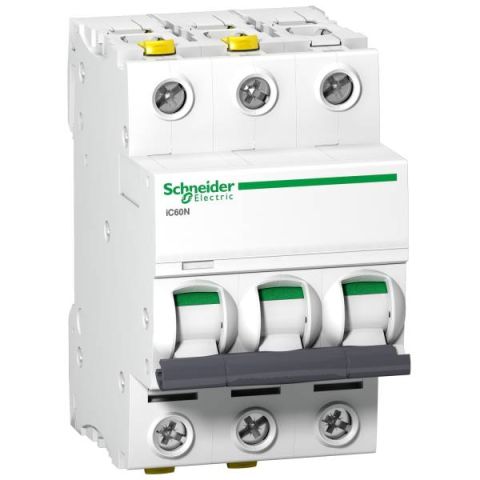 Schneider Electric ACTI9 iC60N kismegszakító 3P,B, 2A A9F03302 - elektrobagoly.hu