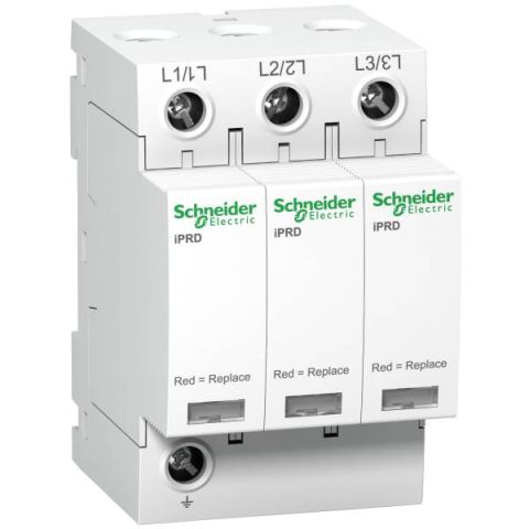 Schneider Electric ACTI9 iPRD túlfeszültségkorlátozó cserélhető betétes  40kA, 3P, A9L40300 - elektrobagoly.hu