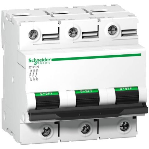 Schneider Electric ACTI9 C120N kismegszakító 3P,B, 80A A9N18349 - elektrobagoly.hu