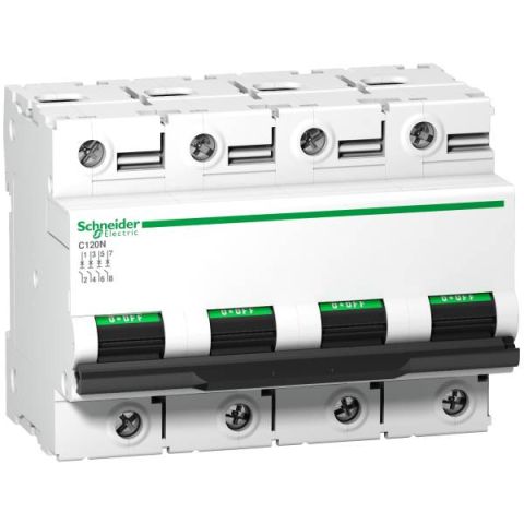 Schneider Electric ACTI9 C120N kismegszakító 4P,C,63A A9N18371 - elektrobagoly.hu