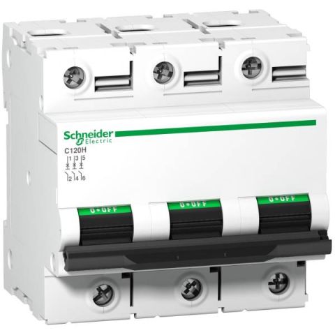 Schneider Electric ACTI9 C120H kismegszakító 3P,B, 63A A9N18423 - elektrobagoly.hu