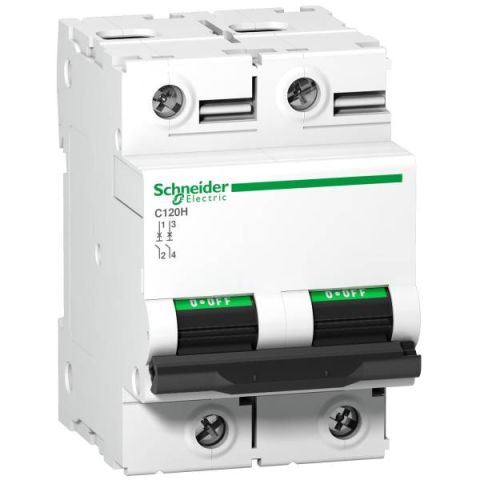 Schneider Electric ACTI9 C120H kismegszakító 2P,C,100A A9N18458 - elektrobagoly.hu