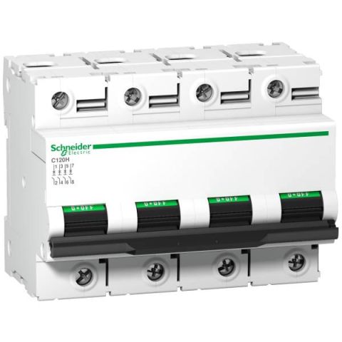 Schneider Electric ACTI9 C120H kismegszakító 4P,C,80A A9N18479 - elektrobagoly.hu