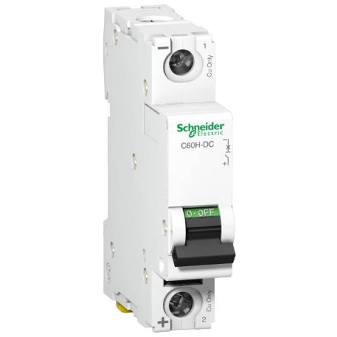 Schneider Electric ACTI9 C60H-DC kismegszakító 1P,C,25A, 250VDC A9N61513 - elektrobagoly.hu