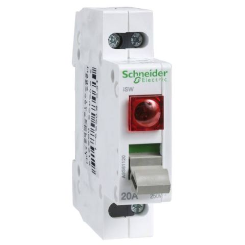 Schneider Electric ACTI9 iSW kapcsoló jelzőlámpával, 2P, 32 A9S61232 - elektrobagoly.hu