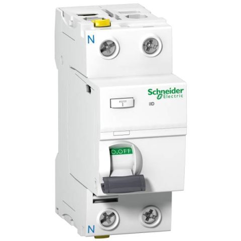 Schneider Electric ACTI9 iID áramvédőkapcsoló A osztályú 2P, 40A, 30mA A9Z21240 - elektrobagoly.hu