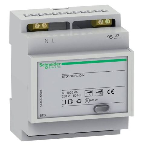 Schneider Electric ACTI9 STD1000RL-DIN univerzális dimmer, CCTDD20003 - elektrobagoly.hu