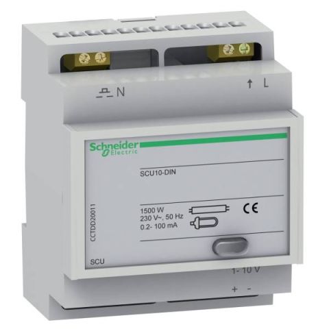 Schneider Electric ACTI9 SCU10-DIN dimmer, 1-10V CCTDD20011 - elektrobagoly.hu