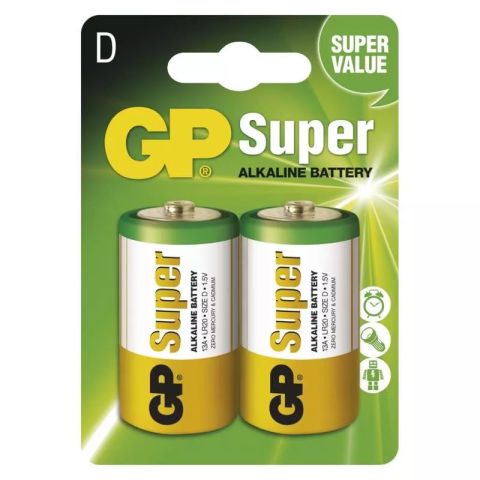GP SUPER ALKÁLI ELEM D 2DB/BLISZTER - elektrobagoly.hu