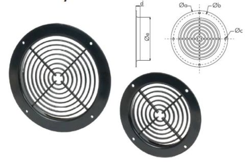 ALFA Electric Körrács190 mm.átm. ventillátorhoz - elektrobagoly.hu