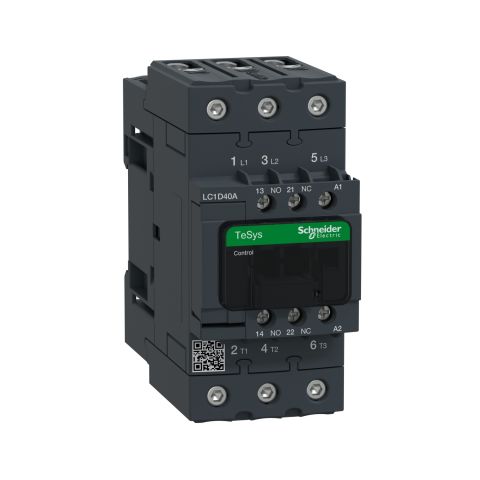 Schneider Electric LC1D40AM7 mágneskapcsoló  (AC3. 400V 40A). 220AC - elektrobagoly.hu