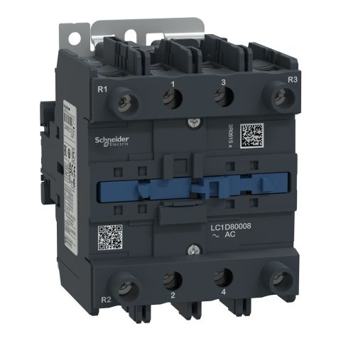 Schneider Electric LC1D80008P7 mágneskapcsoló 230VAC 125A (AC1) 2Z+2NY - elektrobagoly.hu