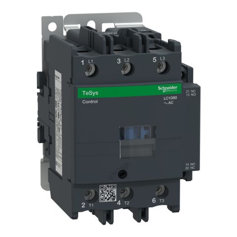 Schneider Electric LC1D80P5 mágneskapcsoló 37kW/80A,230VAC tekerccsel - elektrobagoly.hu