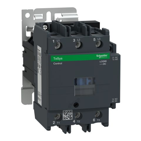 Schneider Electric LC1D95BD mágneskapcsoló  24DC 45kW/95A (400V. AC3 - elektrobagoly.hu