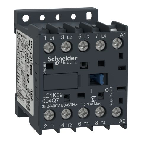 Schneider Electric LC1K09004M7 mágneskapcsoló  9A. 4P segédérintkező nélkül 220V - elektrobagoly.hu