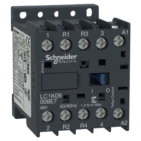 Schneider Electric LC1K09008E7 mágneskapcs. 9A 4P=2Z+2NY főérintkező 48VAC - elektrobagoly.hu