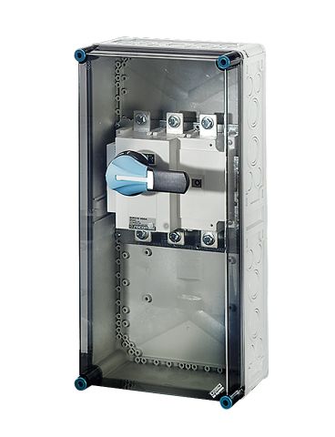 MI7445 250A-s terheléskapcsolós szekrény, 300x600x170mm   2000798                                              HENSEL