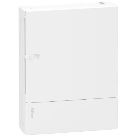 Schneider Electric MINI PRAGMA kiselosztó teli ajtóval, falon kívüli 2x12moduláris  MIP12212 - elektrobagoly.hu