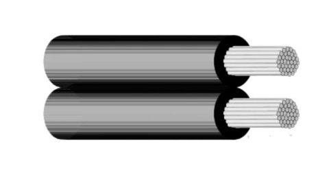 NFA2X 2x16mm2 fekete alum nium l gk bel