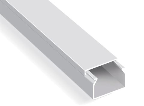 Neomax ultra - műanyag csatorna fedéllel, 40x25mm FEHÉR